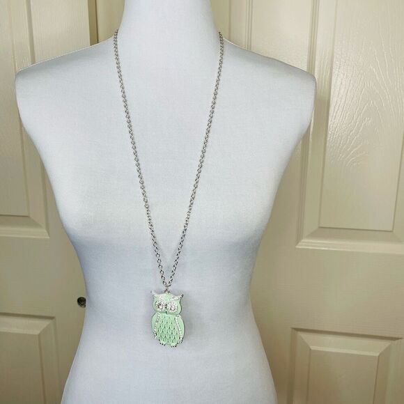 Owl Pendant Necklace - Picture 6 of 6